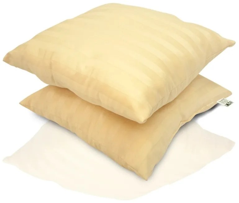 Dekoračný vankúš marhuľový damaškový EMI, Vankúš 45x45 cm