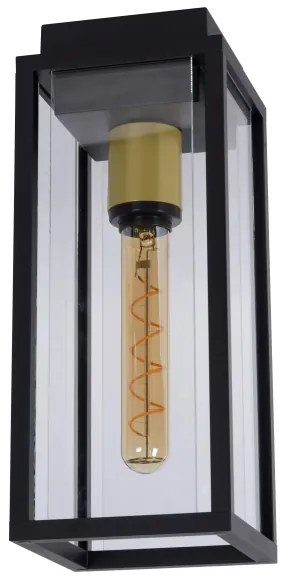 Lucide 27105/01/30- Vonkajšie nástenné svietidlo LAURENS 1xE27/15W/230V IP54 čierna