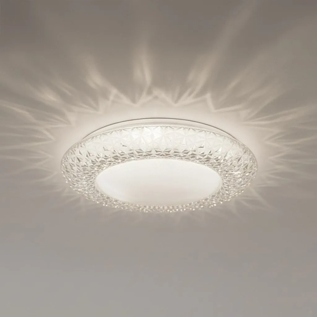 Stropné LED svietidlo Rox, 1x LED 34w, 4000k, (fi 48cm), w