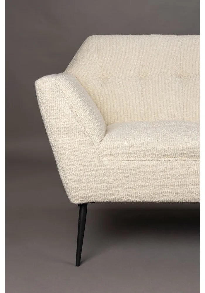 Krémová pohovka z textílie buklé 150 cm Kate – Dutchbone