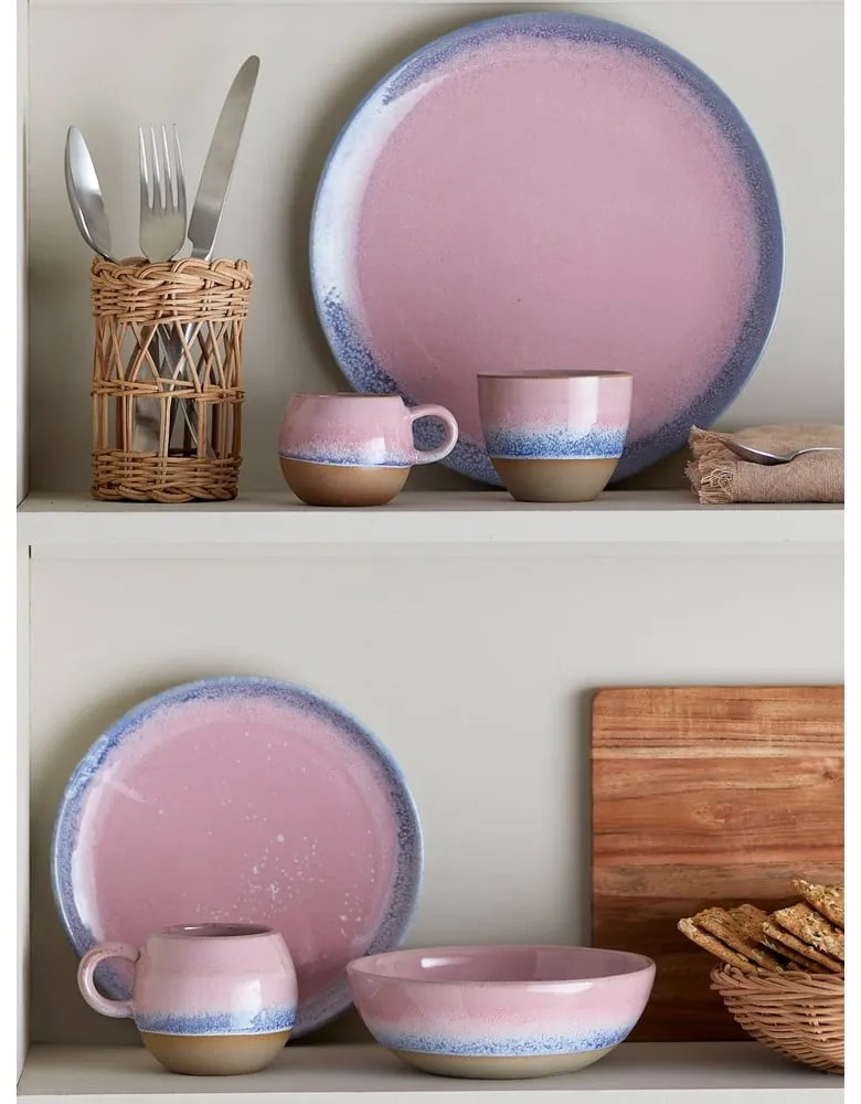 Svetloružová miska z kameniny 525 ml Paula – Bloomingville