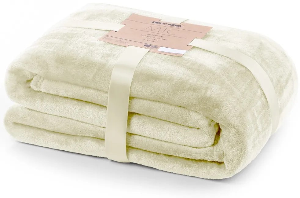 DecoKing Deka z mikrovlákna MIC 150/220x200 cm Rozměr: 200x220 cm, Barva: CREAM/krémová