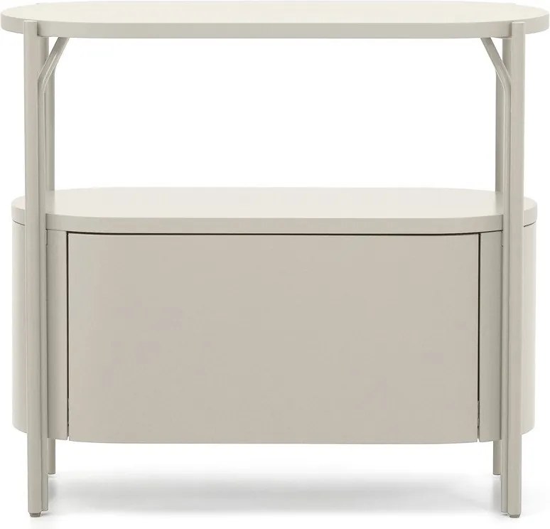 Biela skrinka pod umývadlo 90x81 cm Arely – Kave Home