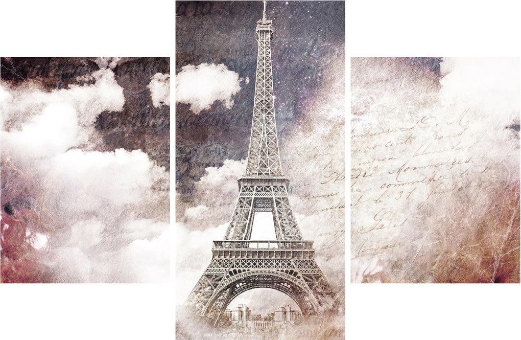 Obraz - Eiffelova veža, Paríž, Francúzsko (90x60 cm)