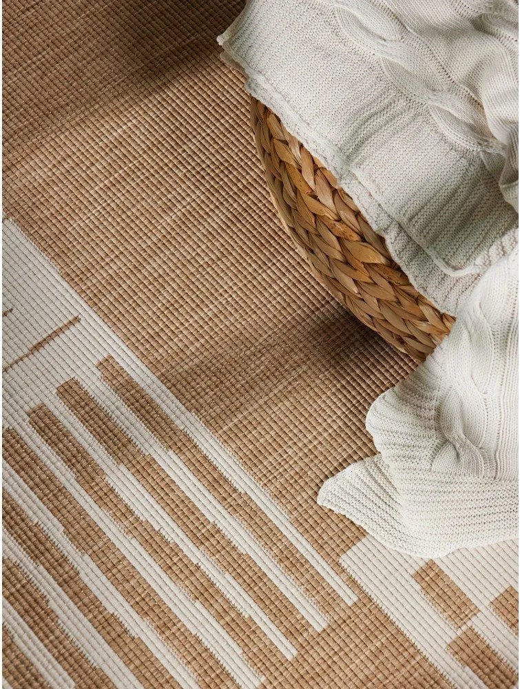 Krémovobiely/v prírodnej farbe vnútorný a vonkajší koberec 160x230 cm Haringey Acacia – Ted Baker