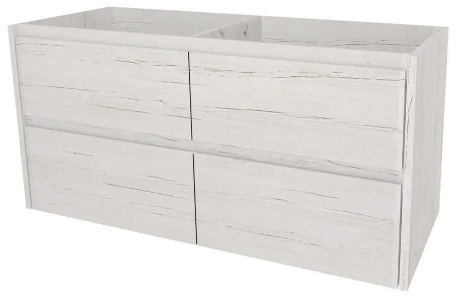 Mereo Opto, kúpeľňová skrinka 121 cm, Multidecor, Pino Aurélio, MER-CN993SPINO