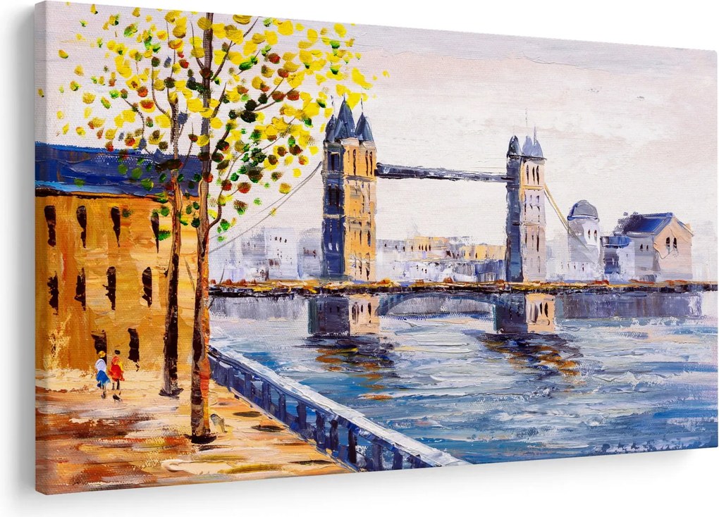 Obraz - Maľba mesta (90x60 cm)