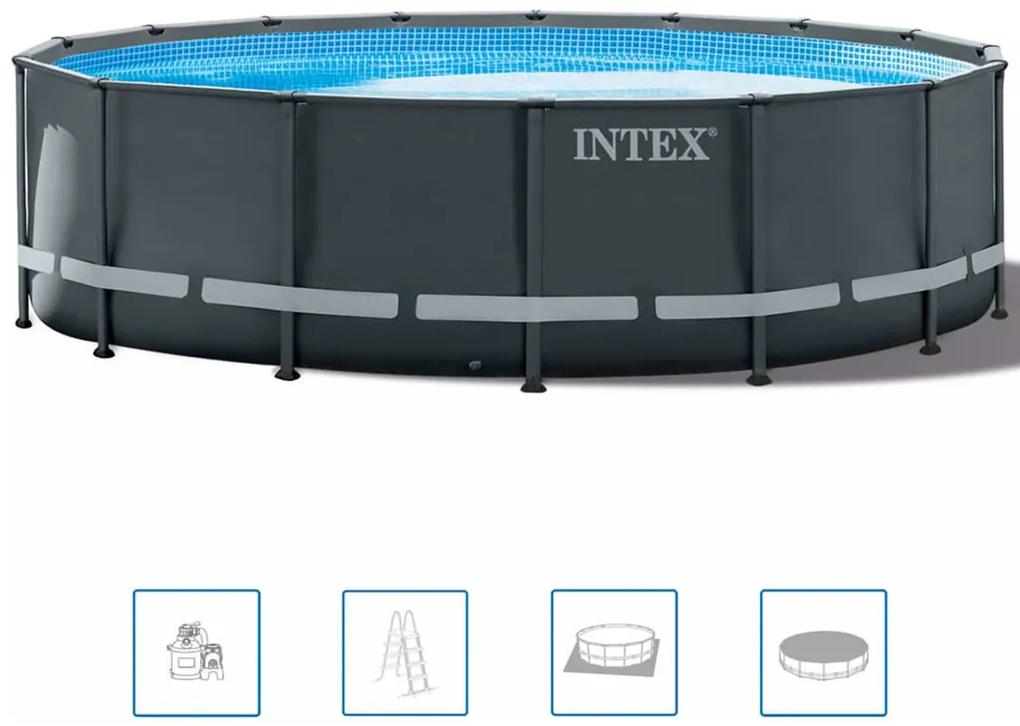 INTEX ULTRA XTR FRAME POOLS SET Bazén 488 x 122 cm s pieskovú filtráciou 26326NP
