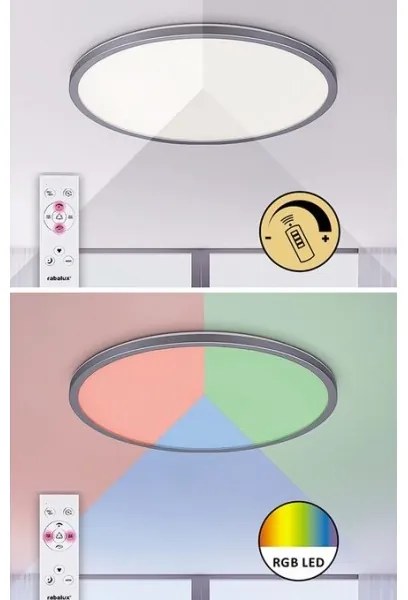 Rabalux 2290 - LED RGB Stmievateľné stropné svietidlo RASMUS LED/22W/230V + DO