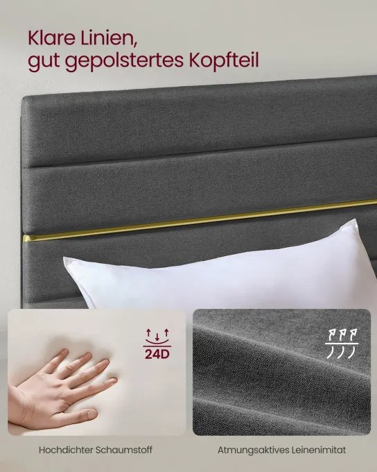 Čalúnená posteľ 90 cm RMB502GN01