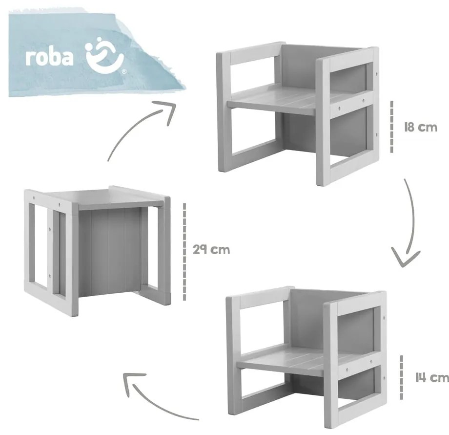 Biela detská lavica Country Style – Roba