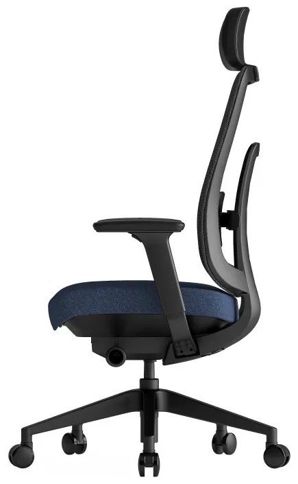 Kancelárska ergonomická stolička K42 — sieť, látka, čierna / viac farieb Zelená