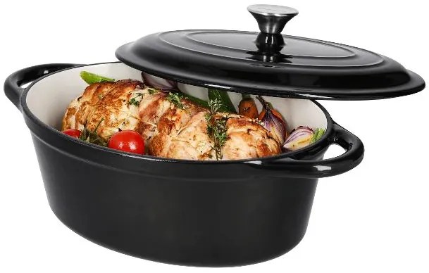 Silvercrest®  Liatinový pekáč, 4,8 l (čierna)  (100393103)