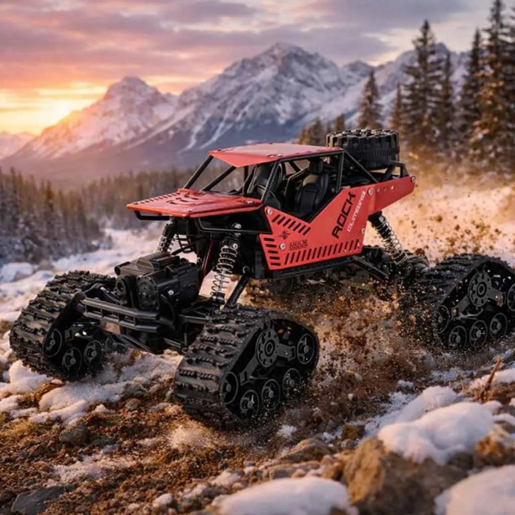 KIK RC Rock Crawler 4x4 LH-C012 diaľkovo ovládané auto, 1:16, červené