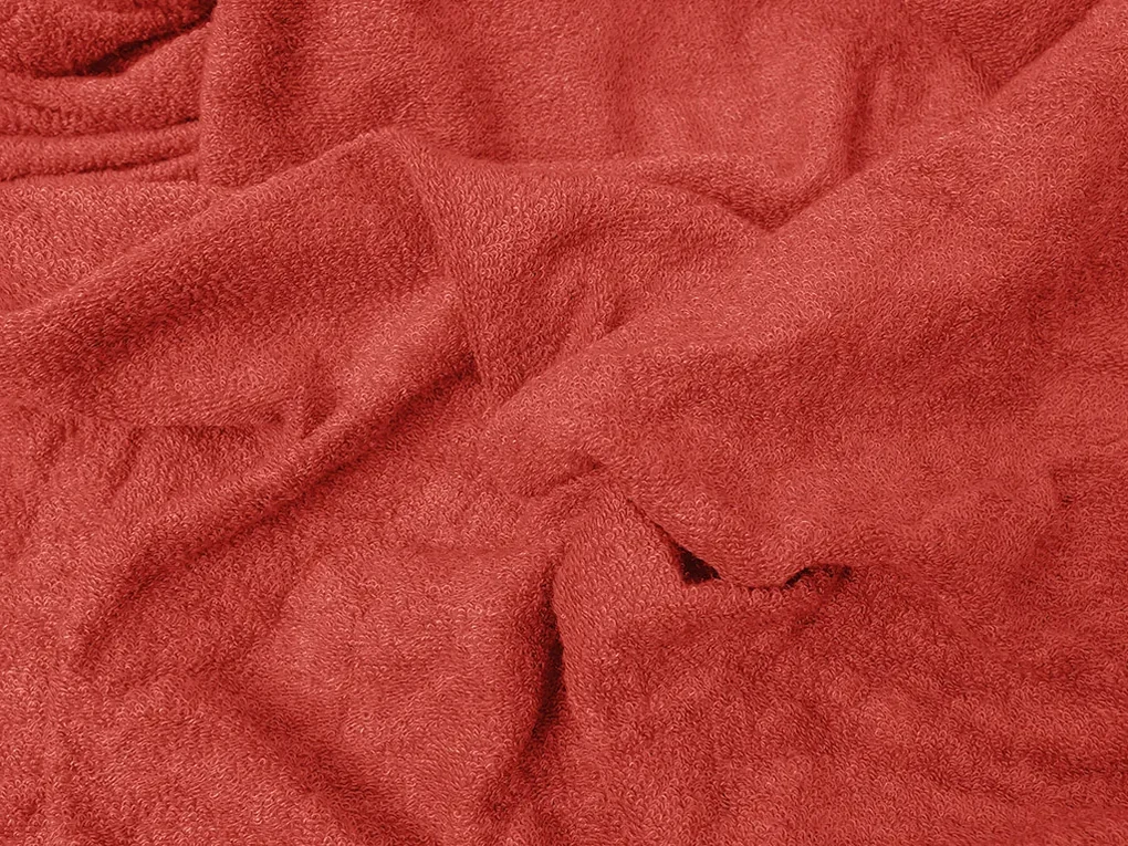 Froté plachta EXCLUSIVE červená 200x220 cm