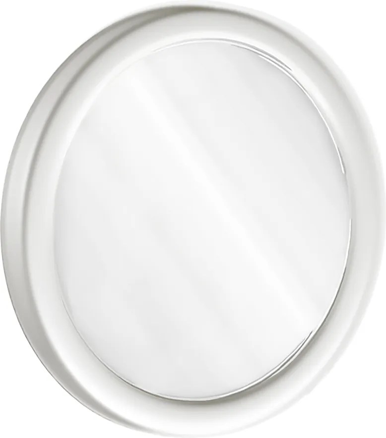 SEPIO Zrkadlo 39 cm x1 biele 39x39x3 cm