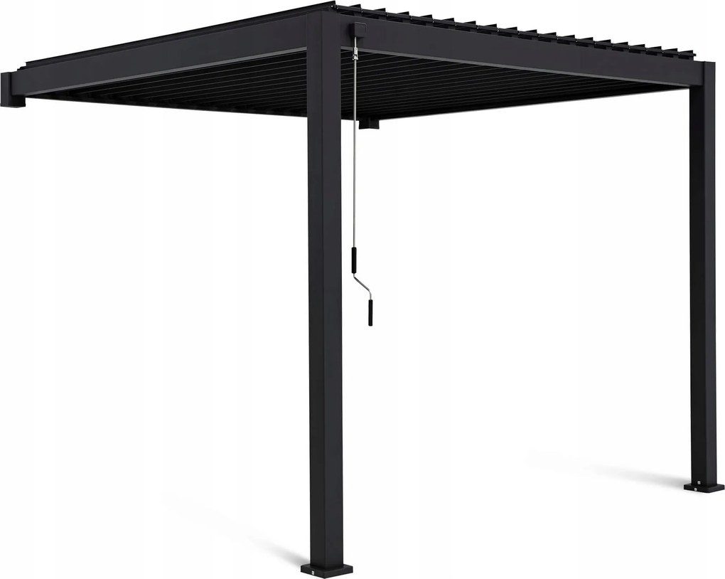 Záhradná pergola Premium Stenová na terasu 3x3 Premium Wall Antracitová