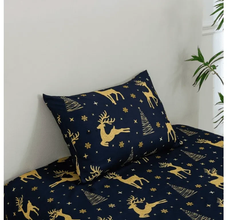 Plachta a obliečka na vankúš GOLDEN DEER Rozmer: 50 x 70 cm | 140 x 240 cm