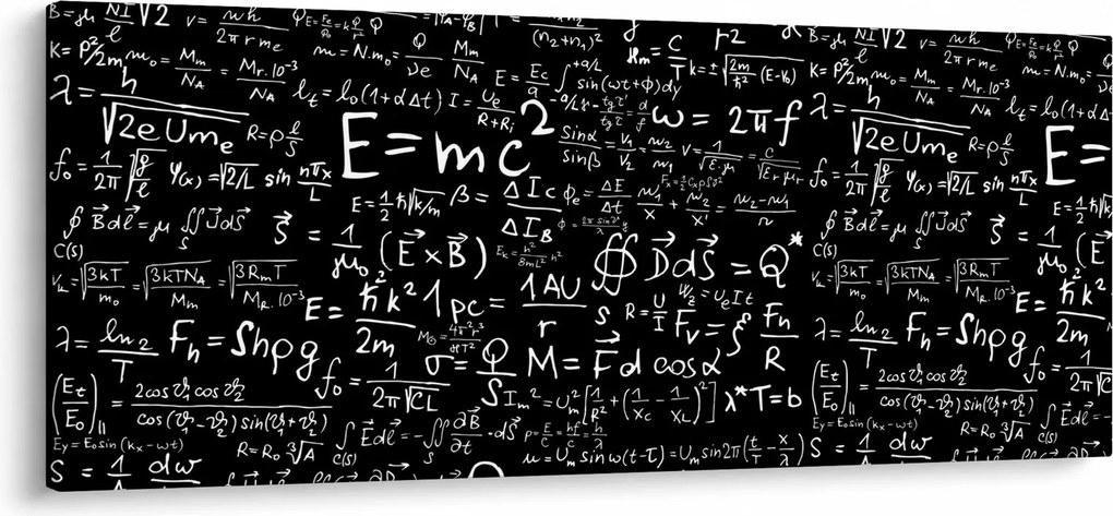 Obraz - Matematika (120x50 cm)
