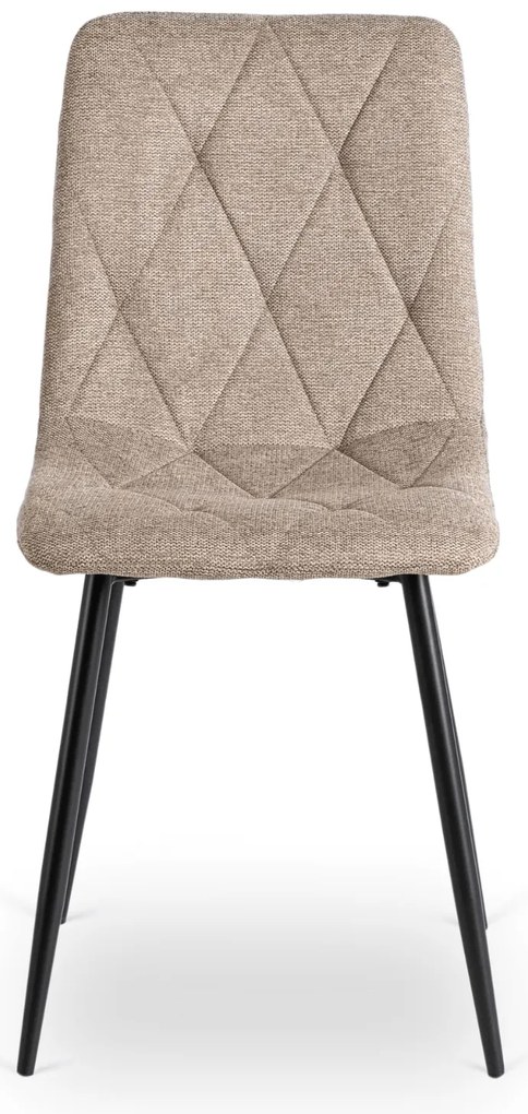 PROXIMA.store - Čalúnená jedálenská stolička ROBIN 2 FARBA: čierna