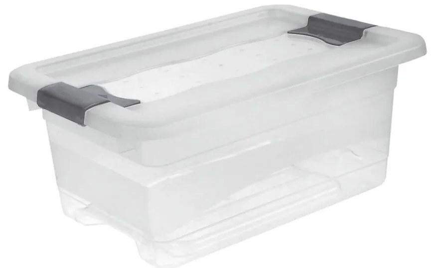 Úložný box Crystal transparentný