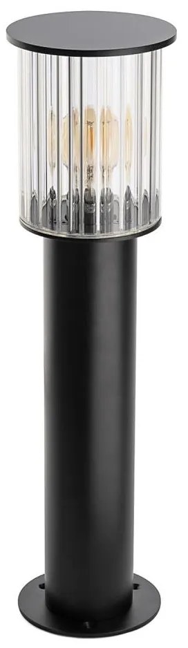 Argon 8749 - Vonkajšia lampa NORFOLK 1xE27/15W/230V IP44 52cm čierna