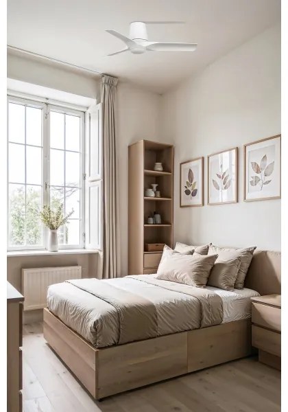 FARO 33826WT-1TW-LED Stm. str. vent. HEY TUB S LED/10W/230V biela pr. 90 cm WT+DO