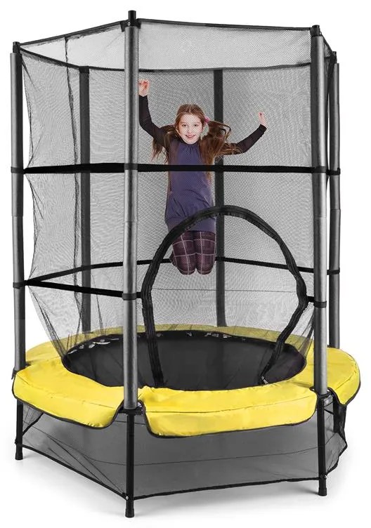 Rocketkid, trampolína, Ø140cm, bezpečnostná sieť, bungee pruženie, od 3 rokov