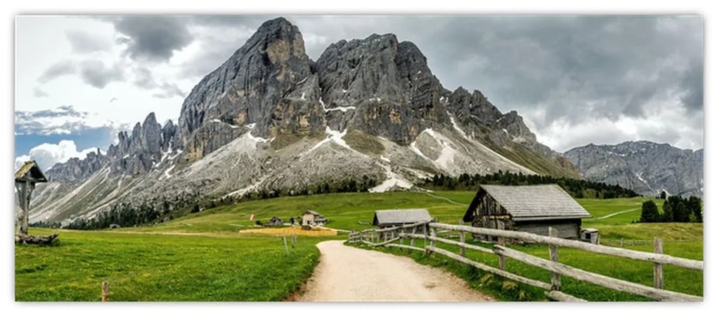 Obraz - V rakúskych horách (120x50 cm)