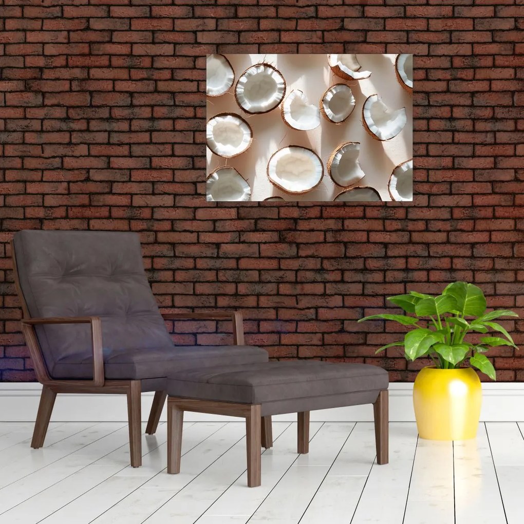Obraz - Kokosové orechy (70x50 cm)