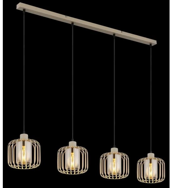 Globo 15758-4H - Luster na lankách ALFRED 4xE27/40W/230V