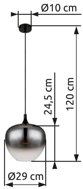 GLOBO MAXY 15548H1 Závesné svietidlo