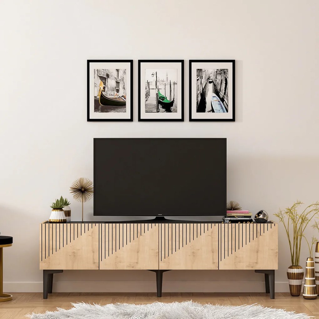 TV stolík Draw Sapphire Oak