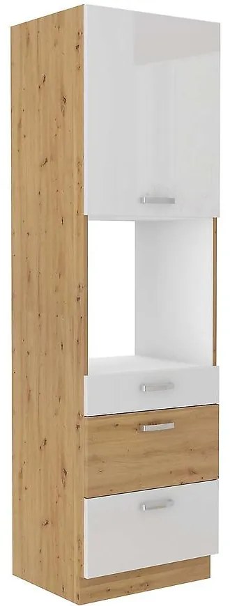 Skrinka do kuchyne ARTISAN biela lesklá 60DPS-210 3S 1F