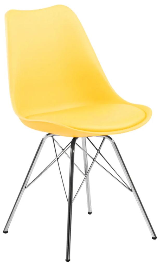 Jedálenská stolička Aga MR2040 Žltá