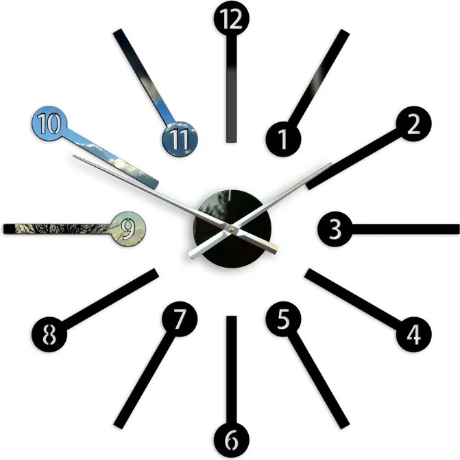 Moderné nástenné hodiny METRO HMCNH063