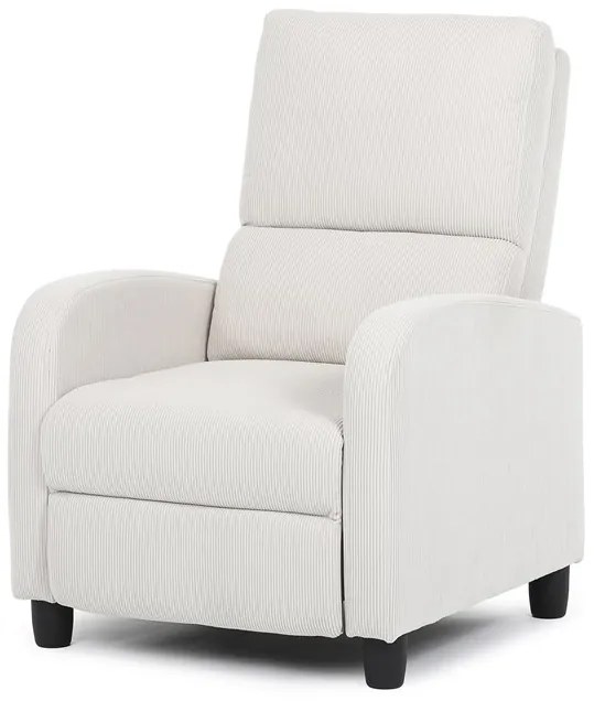 Autronic BONTEC Relaxačné kreslo, béžová, menčestrová látka, TV-4011 BGE2 Farba: Šedá