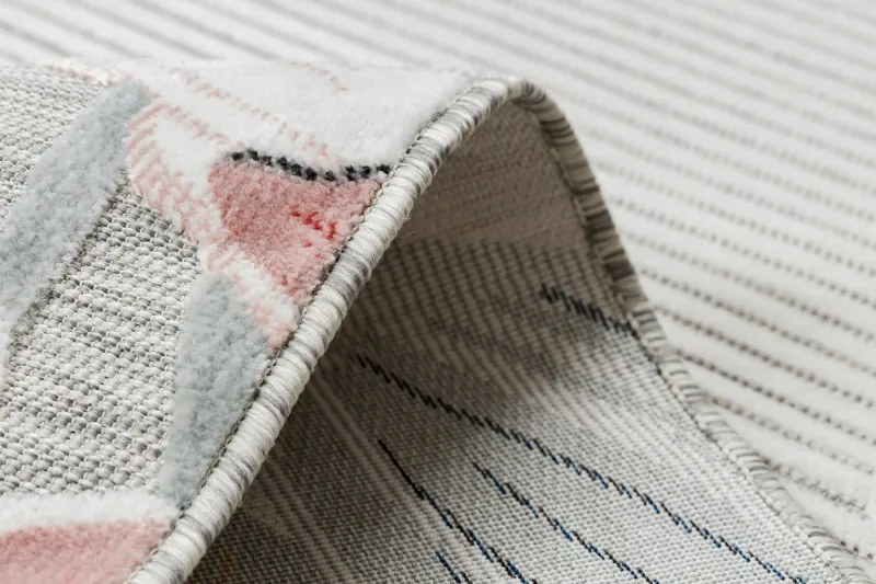 Dywany Łuszczów, Kusový koberec Botanic 65240 Flamingo grey – na von aj na doma, 157x220, viacfarebná, chodba / predsieň