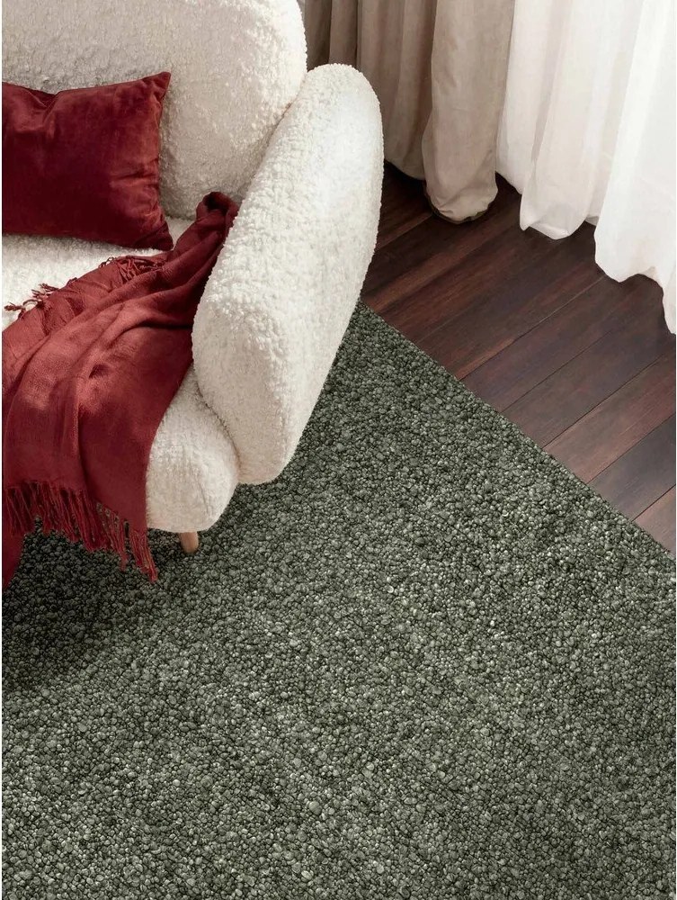 Zelený ručne tkaný koberec z materiálu buklé 120x170 cm Notting Hill Portobello – Ted Baker