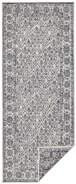 NORTHRUGS - Hanse Home koberce Kusový koberec Twin-Wendeteppiche 103116 grau creme – na von aj na doma - 120x170 cm
