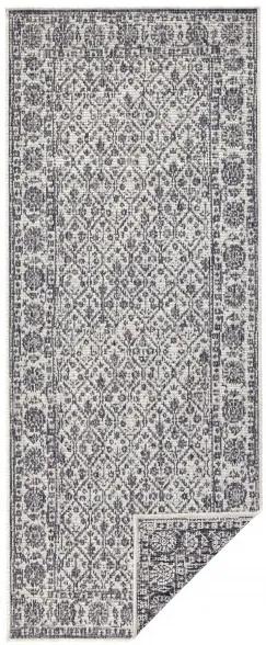 NORTHRUGS - Hanse Home koberce Kusový koberec Twin-Wendeteppiche 103116 grau creme – na von aj na doma - 160x230 cm