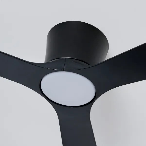 ZEVENTI - LED stropný ventilátor AUREX LED/24W/230V Wi-Fi Tuya čierna + diaľkový ovládač