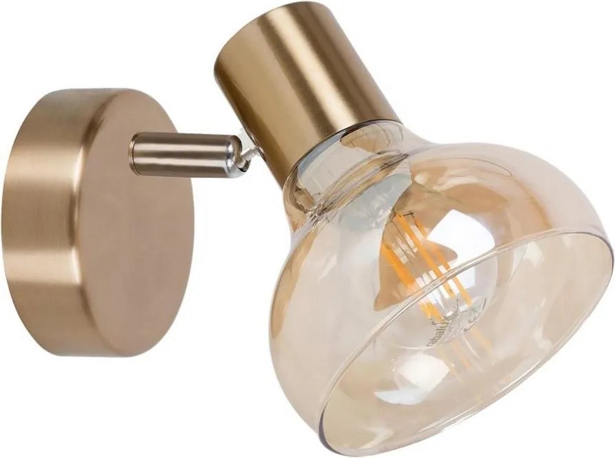 Rabalux 5546 - Nástenné svietidlo HOLLY 1xE14/40W/230V zlatá