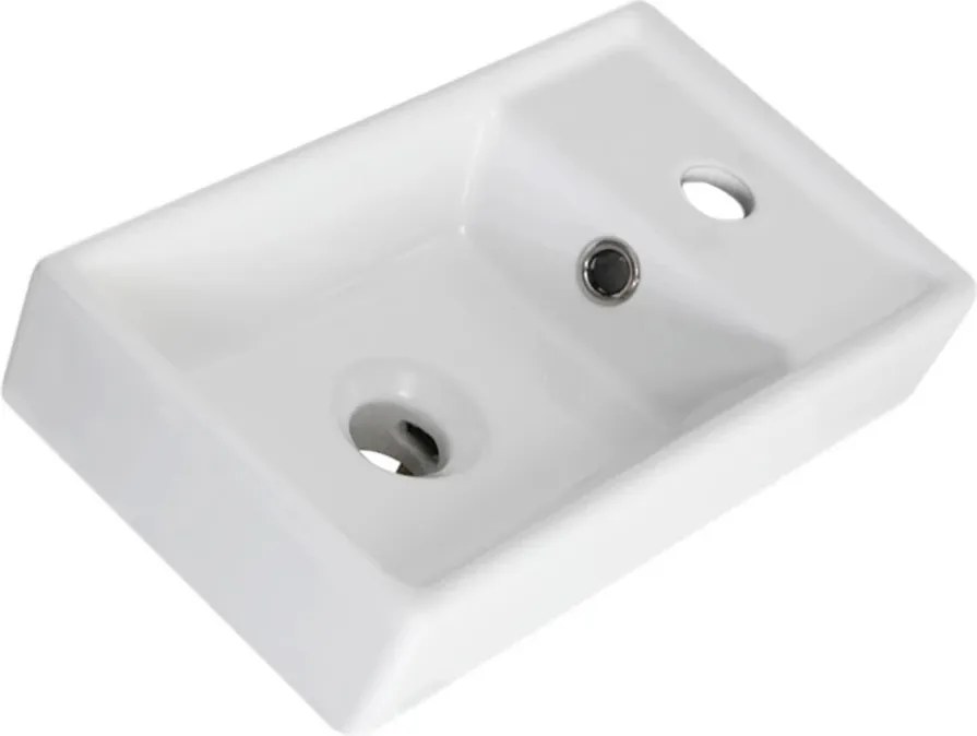BPS-koupelny Nábytkové keramické umývadlo Faro U 40 P/L (40x22x8 cm)