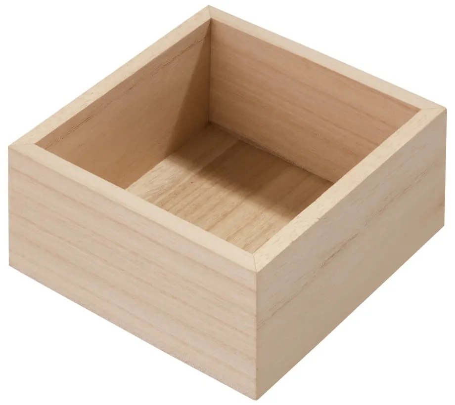 Kuchynský organizér z dreva paulownia iDesign, 12,7 x 12,7 cm