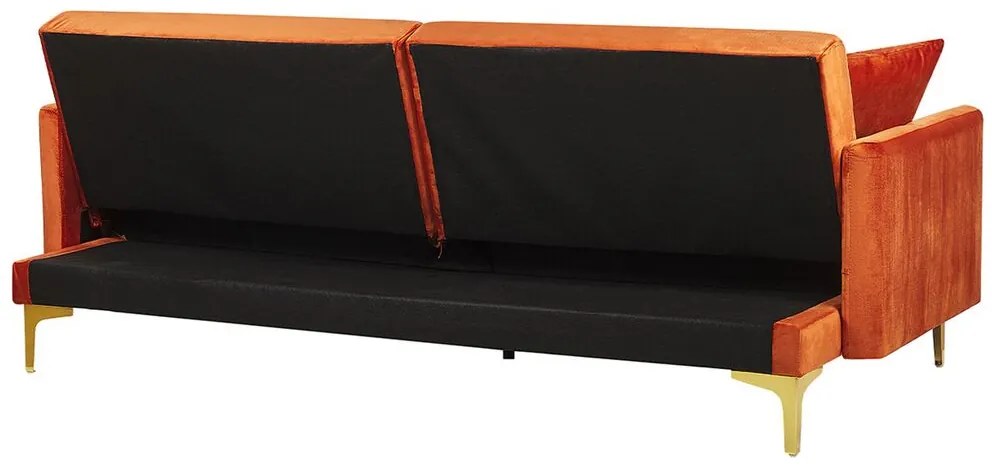 Pohovka trojsedačka Labane (oranžová). Vlastná spoľahlivá doprava až k Vám domov. 1035933
