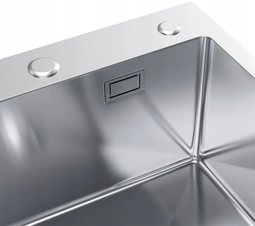 Erga HD, 1-komorový oceľový drez 780x490x210 mm, pravý, oceľová, ERG-MLS-HD7849R