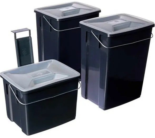 Curver Recyklačný set Biobox 2x10 l + 6 l
