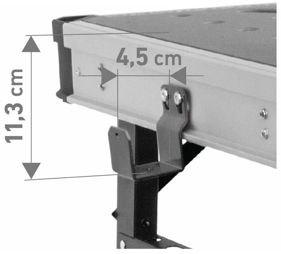 Stavebný stôl s vysokou nosnosťou max. 450kg FORTUM 4759990