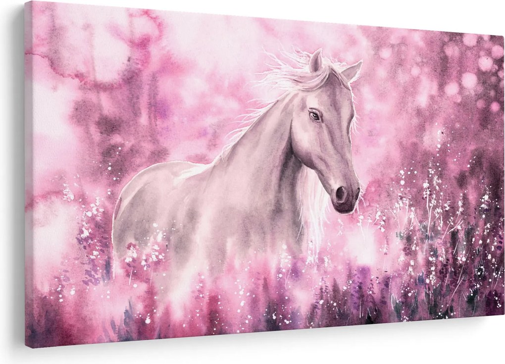 Obraz - Maľovaný kôň (90x60 cm)
